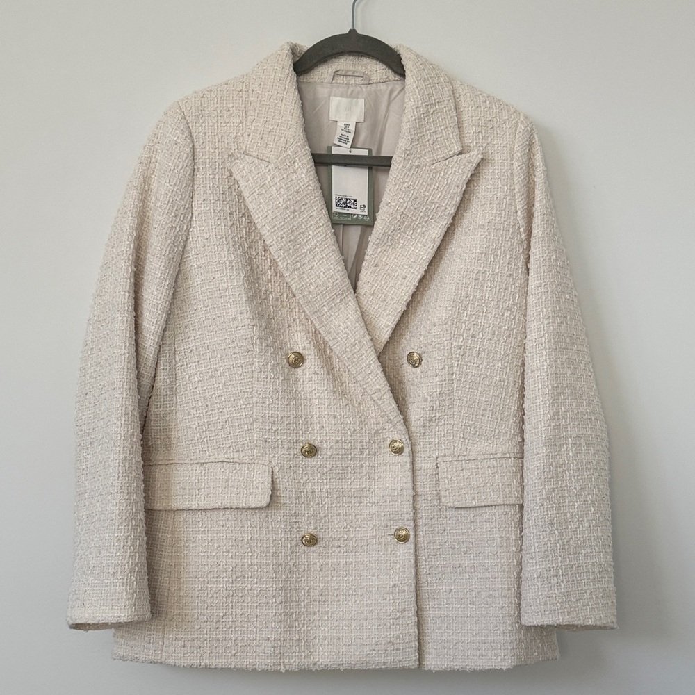 Women's Boucle Double-Breasted Blazer
